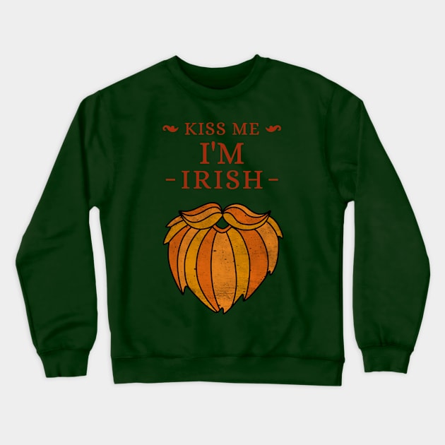 Kiss Me I’m Irish Crewneck Sweatshirt by soondoock